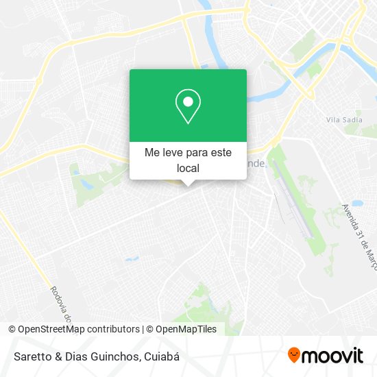 Saretto & Dias Guinchos mapa