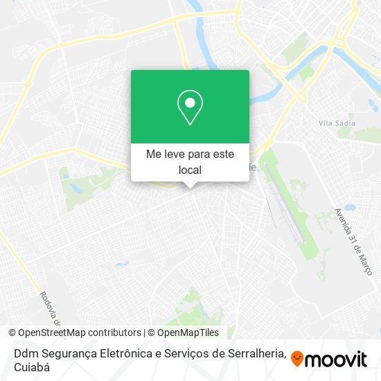 Ddm Segurança Eletrônica e Serviços de Serralheria mapa