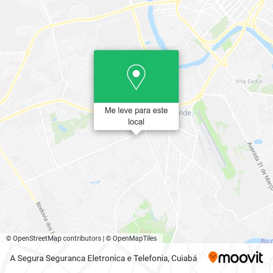 A Segura Seguranca Eletronica e Telefonia mapa