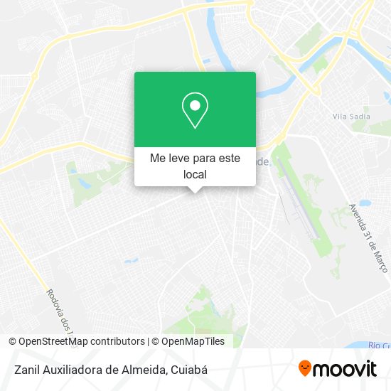 Zanil Auxiliadora de Almeida mapa