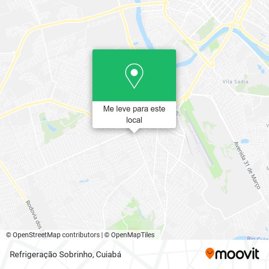 Refrigeração Sobrinho mapa