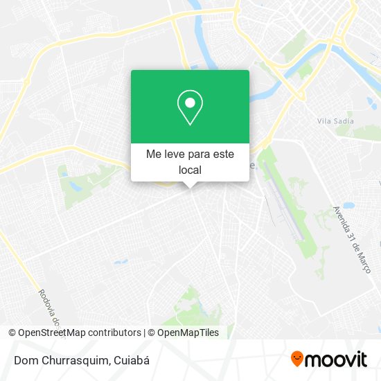 Dom Churrasquim mapa