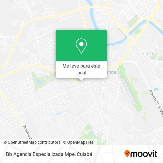 Bb Agencia Especializada Mpe mapa