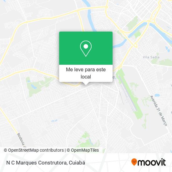 N C Marques Construtora mapa