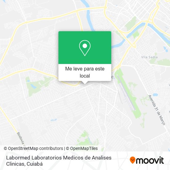 Labormed Laboratorios Medicos de Analises Clinicas mapa