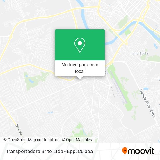 Transportadora Brito Ltda - Epp mapa
