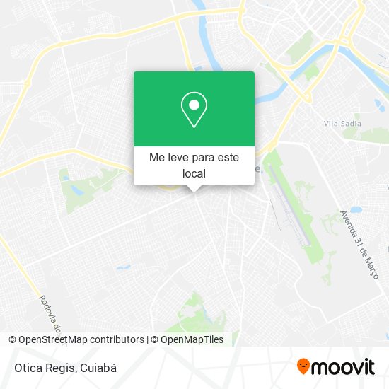 Otica Regis mapa