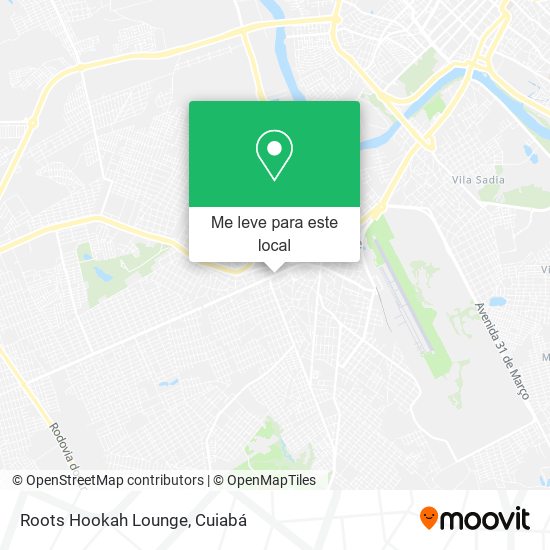 Roots Hookah Lounge mapa