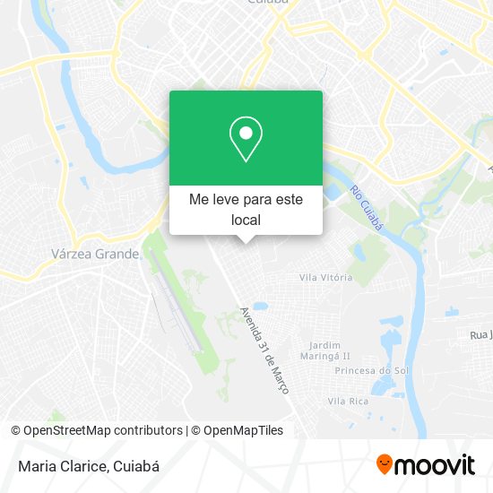 Maria Clarice mapa