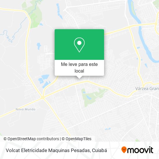 Volcat Eletricidade Maquinas Pesadas mapa