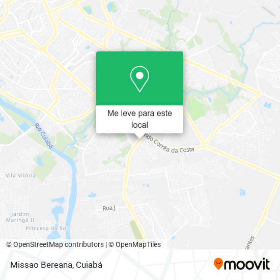 Missao Bereana mapa