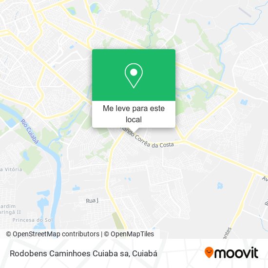 Rodobens Caminhoes Cuiaba sa mapa