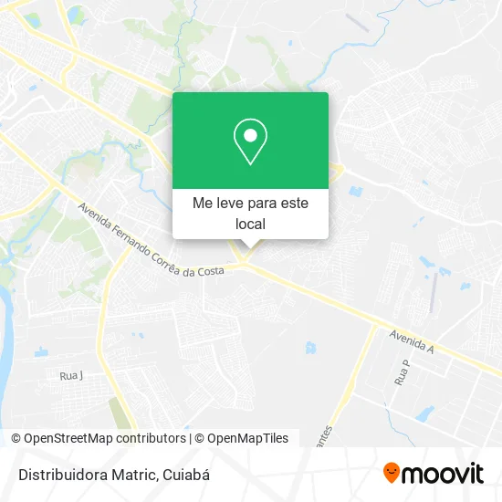 Distribuidora Matric mapa
