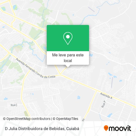 D Julia Distribuidora de Bebidas mapa