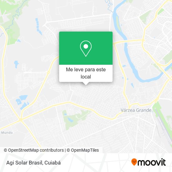 Agi Solar Brasil mapa
