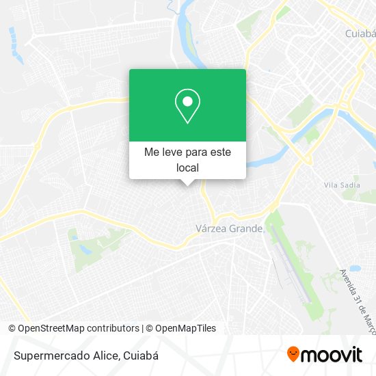 Supermercado Alice mapa