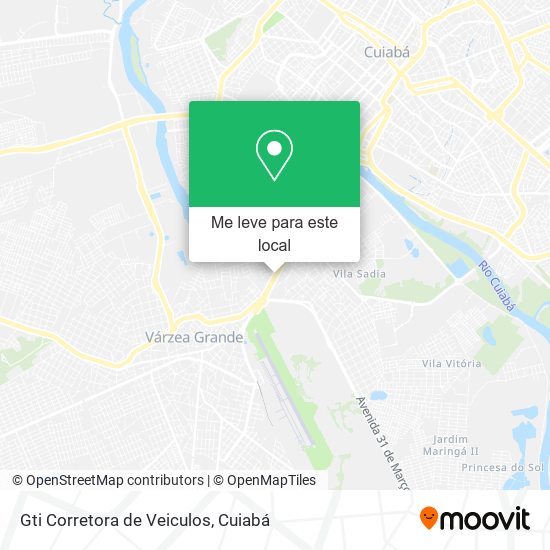 Gti Corretora de Veiculos mapa