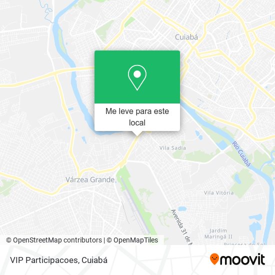 VIP Participacoes mapa