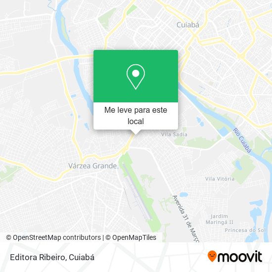 Editora Ribeiro mapa
