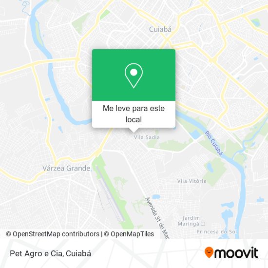 Pet Agro e Cia mapa