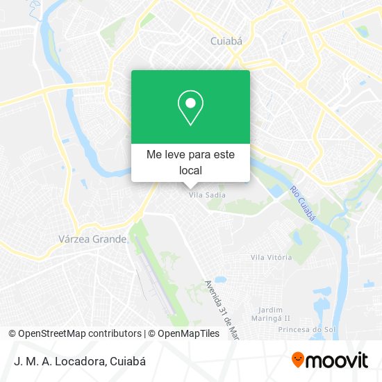 J. M. A. Locadora mapa