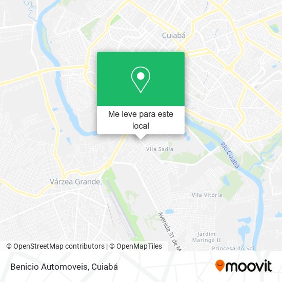 Benicio Automoveis mapa