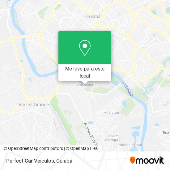 Perfect Car Veiculos mapa