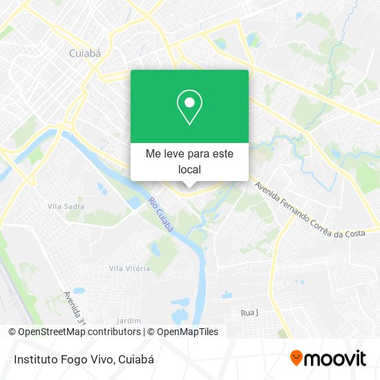 Instituto Fogo Vivo mapa