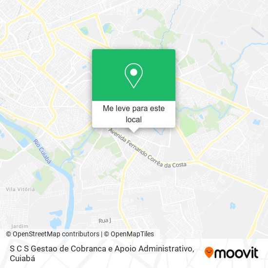 S C S Gestao de Cobranca e Apoio Administrativo mapa