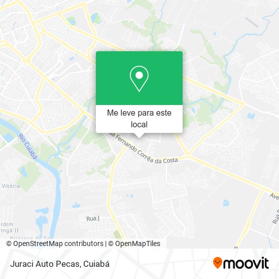 Juraci Auto Pecas mapa