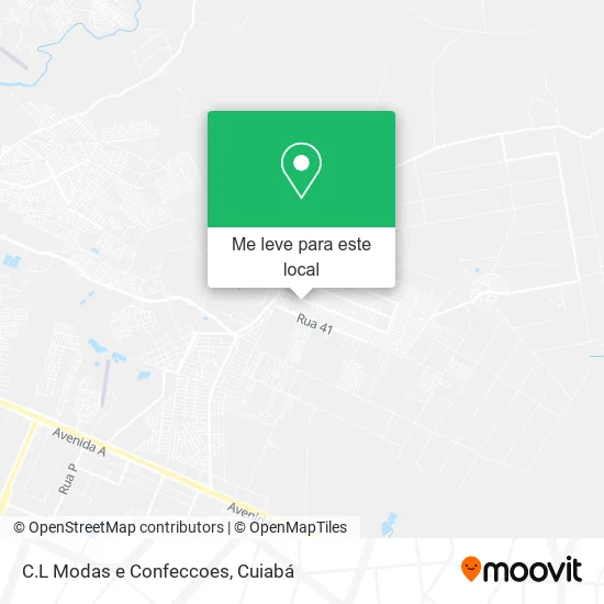 C.L Modas e Confeccoes mapa