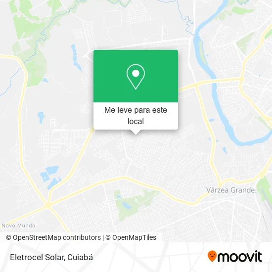 Eletrocel Solar mapa