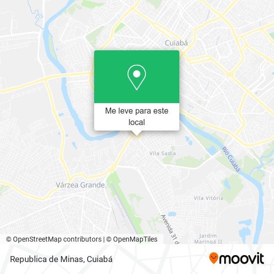 Republica de Minas mapa