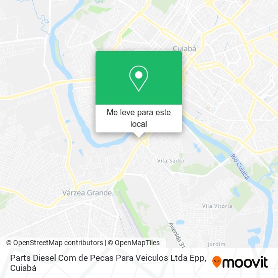 Parts Diesel Com de Pecas Para Veiculos Ltda Epp mapa