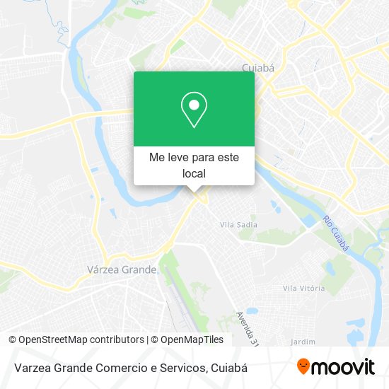 Varzea Grande Comercio e Servicos mapa