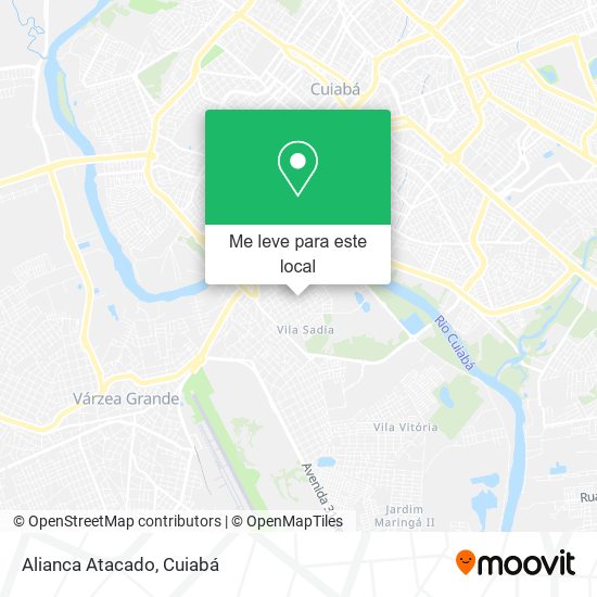 Alianca Atacado mapa