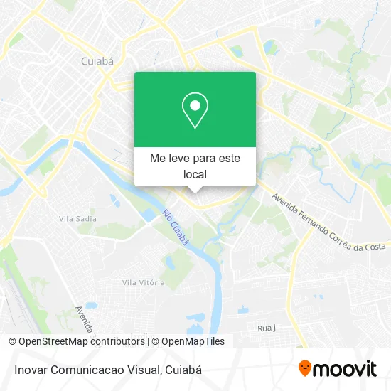 Inovar Comunicacao Visual mapa