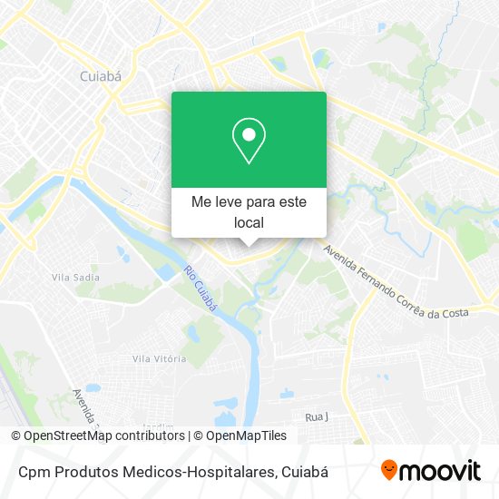 Cpm Produtos Medicos-Hospitalares mapa