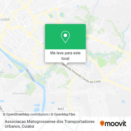 Associacao Matogrossense dos Transportadores Urbanos mapa