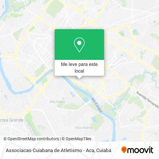 Associacao Cuiabana de Atletismo - Aca mapa