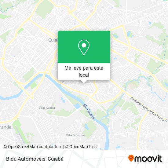 Bidu Automoveis mapa