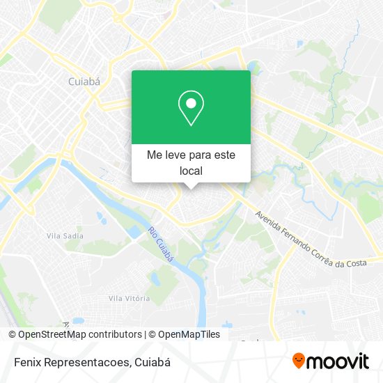 Fenix Representacoes mapa