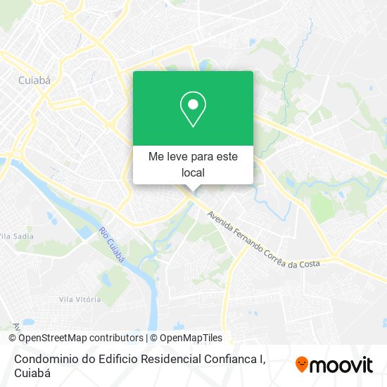 Condominio do Edificio Residencial Confianca I mapa