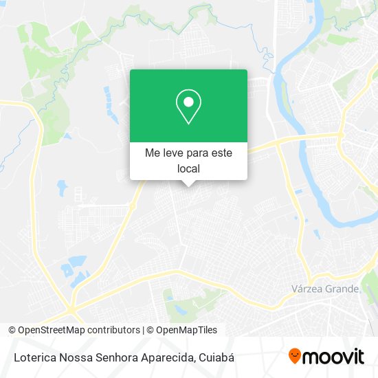 Loterica Nossa Senhora Aparecida mapa