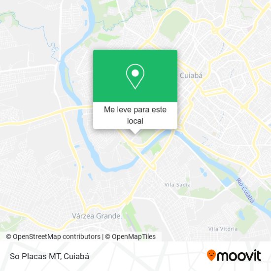 So Placas MT mapa