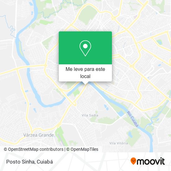Posto Sinha mapa