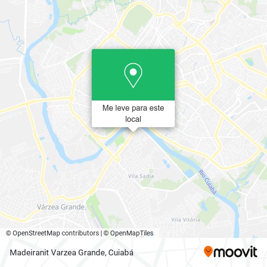 Madeiranit Varzea Grande mapa