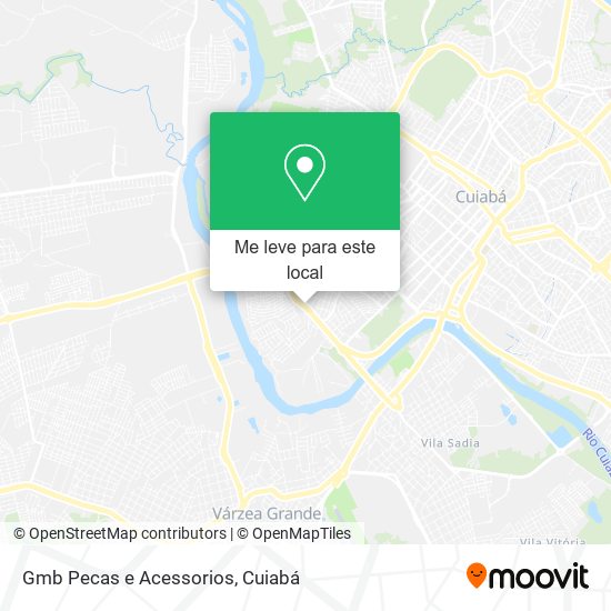 Gmb Pecas e Acessorios mapa