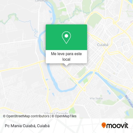 Pc Mania Cuiabá mapa