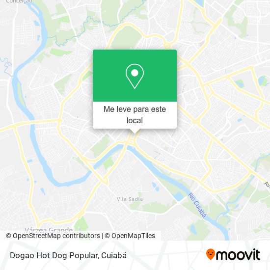 Dogao Hot Dog Popular mapa